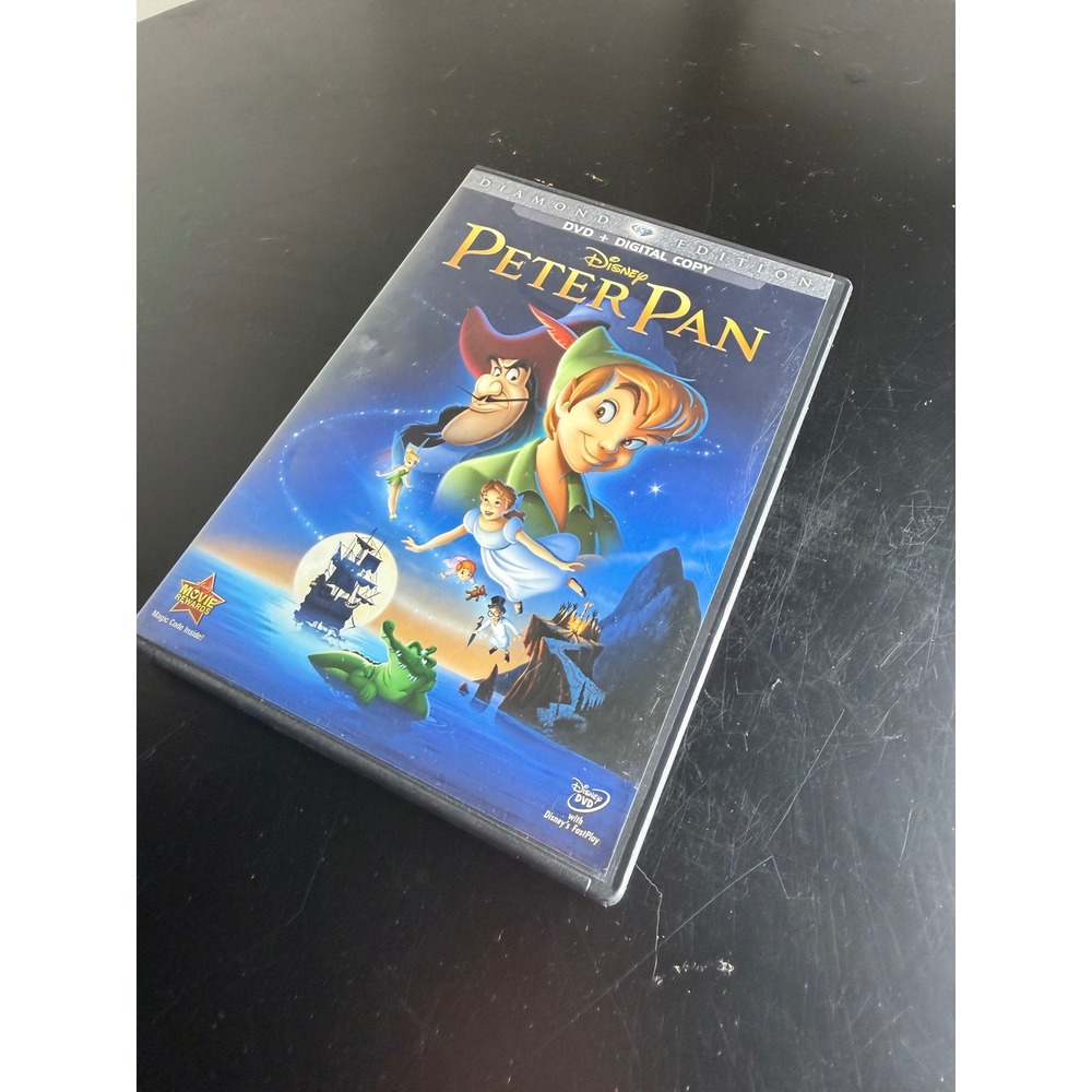 Disney Peter Pan DVD Diamond Edition 2-Disc Set with Digital Copy Animated Movie